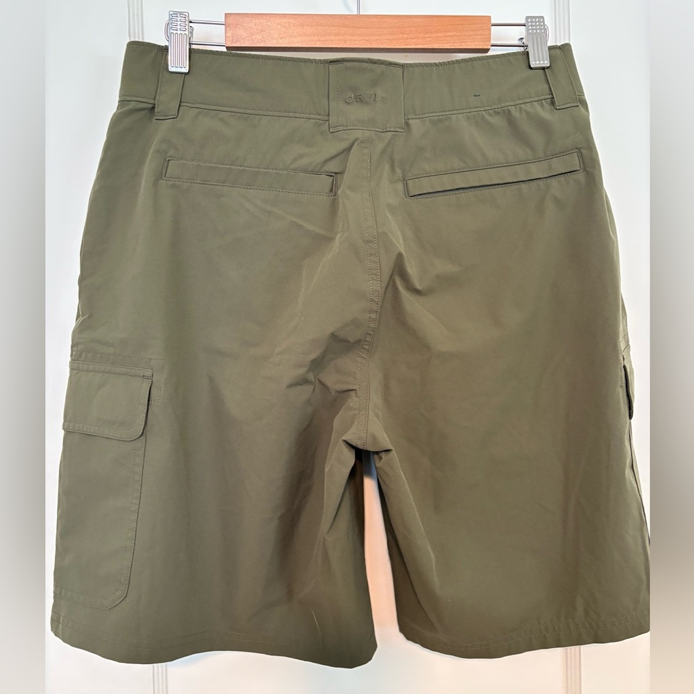 Orvis Sage Green Lightweight Shorts - Picture 2 of 4